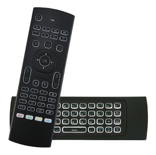 Control Remoto Air Mouse Con Teclado Y Backlit Smart Tv Box