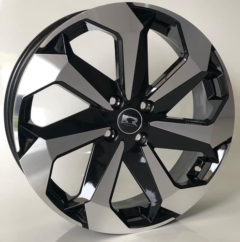 Jogo De Rodas Tarantula Aro 18 Esportivas 4x100 + Bicos Cor Preto Diamante
