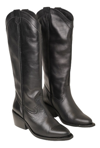 Botas Texanas Mujer  Niza Green And Black