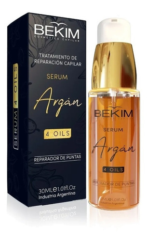 2 Unidades, Serum Argan Oils Bekim X30 Ml Reparador De Punta