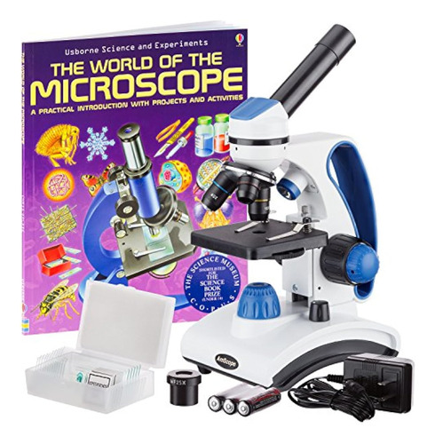 Amscope Microscopio Para Estudiantes Con Marco De