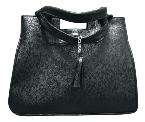 Imagen 2 de 3 de Bolso Sara Negro Para Dama Sintetico Premium