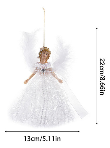 Muñeco Colgante Ángel Decoración Árbol Navidad 22 X 13 Cm