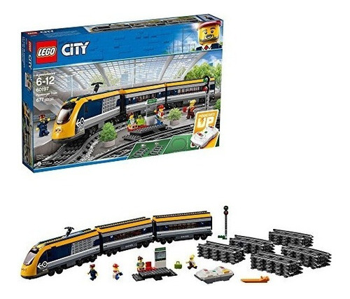 Lego City Train Tren De Pasajeros Kit De Construccion 676 Pi