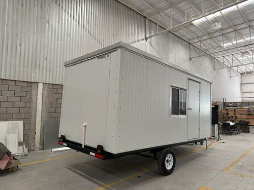 Oficina Móvil Caseta Móvil Multypanel Con Baño 8x24 2x6 Mts