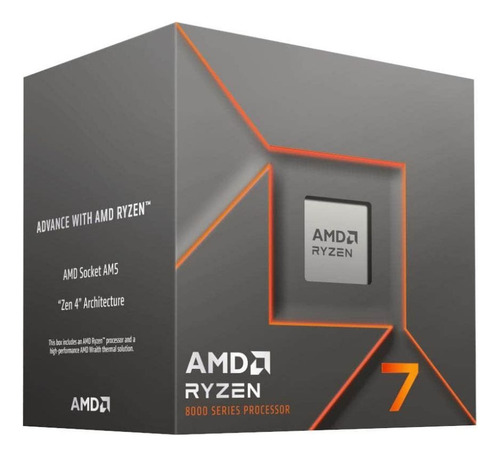 Procesador Amd Ryzen 7 8700f 5.0 Ghz Am5 Sin Video 6