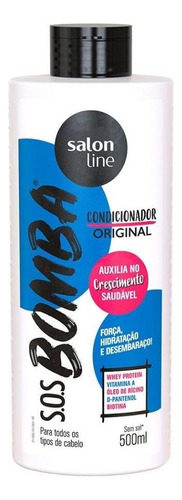 Condicionador Sos Bomba Orignal Crescimento Salon Line 500ml