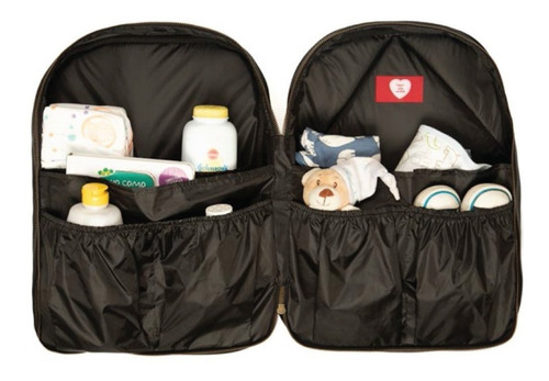 Imagen 5 de 8 de Mochila Bolso Maternal Nina 180 Cuero Happy Little Moments