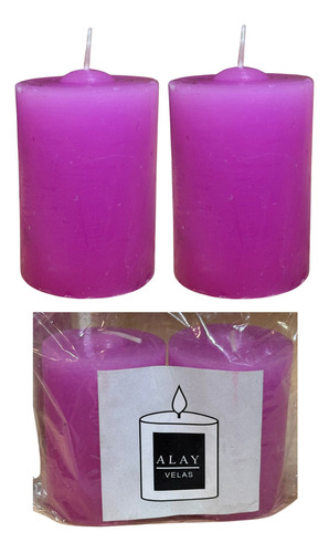 Velas De Parafina 3 Dias X 2 Unidades