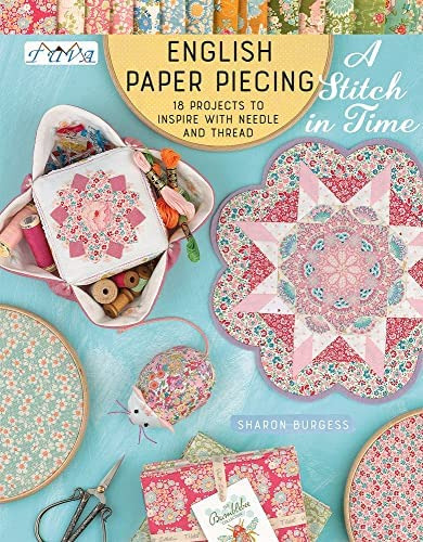 English Paper Piecing - A Stitch In Time, De Sharon Burgess. Editorial Tuva Publishing, Tapa Blanda En Inglés
