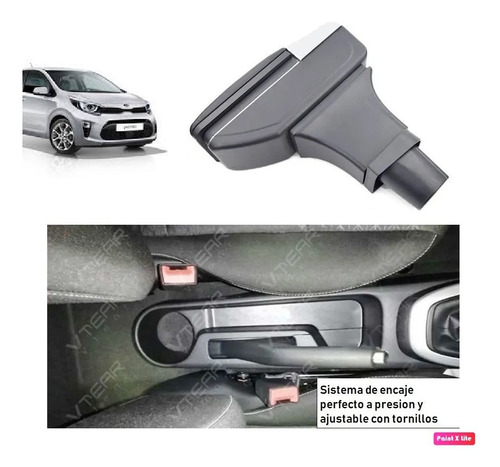 Consola Apoyabrazo- Kia All New Picanto Usb Y Portavaso