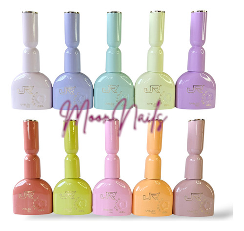 Colección Jr Gel Semipermanente 18 Geles 16ml Temporada Color Rojo (Gama B)