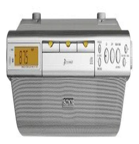 Sony Icf-cdk70 Radio Reloj Cocina Para Debajo Gabinete Cd