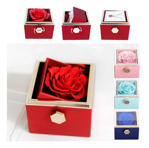 Apple Box, Collar, Caja De Anillos, Regalo De San Valentín