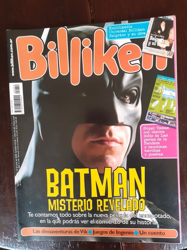 Revista Billiken Batman Misterio Revelado 