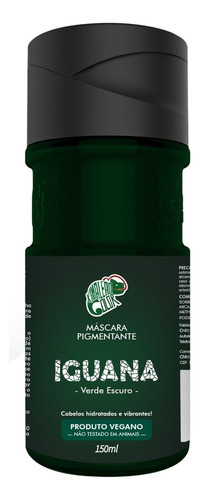 Kamaleão Color Máscara Pigmentante Iguana Verde Escuro 150ml