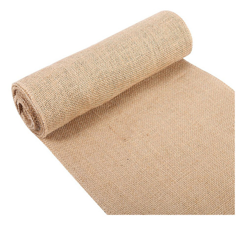 Corredor De Mesa De Yute Natural, Cinta De Arpillera De Arpi