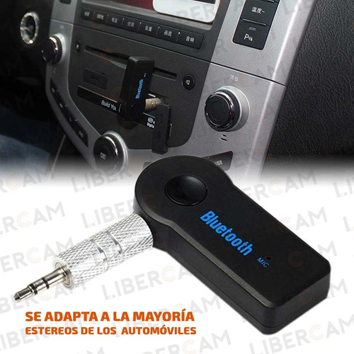 Receptor Bluetooth Usb Auto Microfono Manos Libres Estereo
