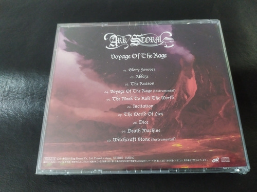Ark Storm - Voyage Of The Rage (cd Rusia) Feat. Mark Boals Estándar (Usado)