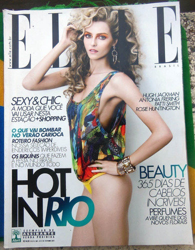 Revista Elle 281 Valentina Zalayeva Hugh Jackmann - Out 2011