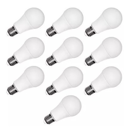 Pack De 10 Focos Led 10w Ahorrador 80w Envio Gratis  