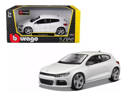 Volkswagen Scirocco R Blanco Escala 1:24 Bburago