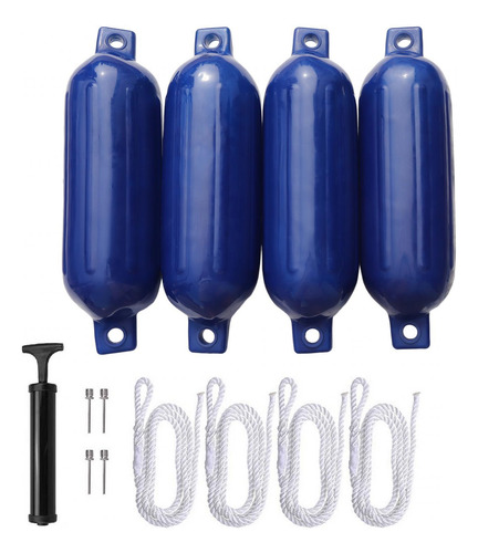 4 Uds. De Parachoques De Guardabarros Para Barcos, Azul