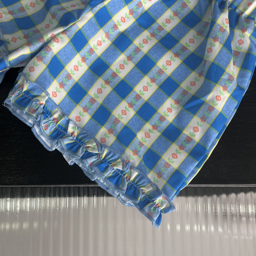 Set De 3 Piezas De Pantalones Cortos A Cuadros Con Estampado