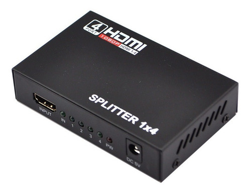 Imagen 5 de 8 de Divisor Splitter Hdmi 1 Entrada 4 Salidas 1080p 3d