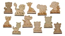Comprar Servilleteros Animales Selva Grabado Personalizado 6 Pzas