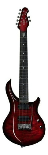 Guitarra eléctrica Sterling John Petrucci Collection Majesty MAJ270 de caoba 2020 royal red con diapasón de ébano