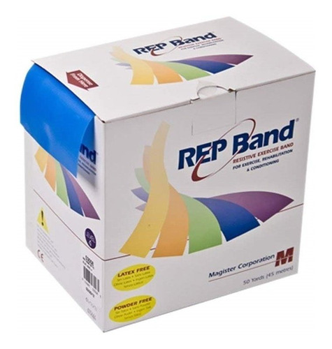 Banda Ejercicio Rep Band  Latex 50 Yarda Blueberry Nivel 4