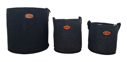 Maceta Inteligente Geotextil Grande Esponjosa - 60lts/12und