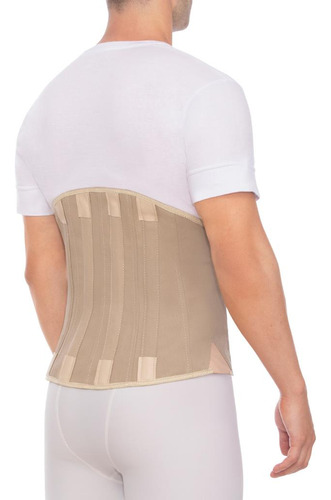 Corset Lumbar Ballenado Corrector Ortopedico Postura Faja Columna  Cintura Abdomen Hernia Post Operatorio Varillas Alto