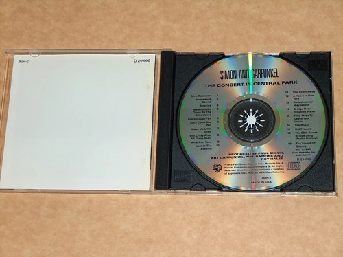 Simon & Garfunkel - Concert Central Park Cd 1990 P78