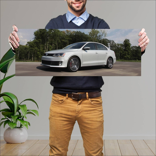 Cuadro 30x80cm Auto 2011 Volkswagen Jetta Gli Us 712