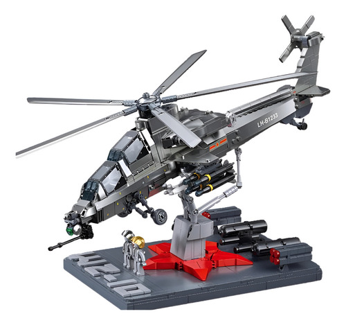 Sluban Bloques De Construccion Juguete Helicoptero Wz-10s Cantidad De Piezas 914