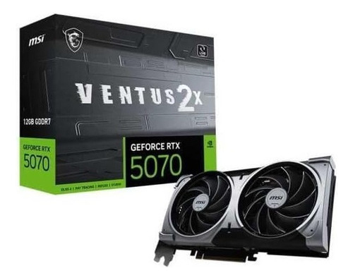Tarjeta De Video Msi Rtx 5070 Ventus 2x Oc 12gb Gddr7