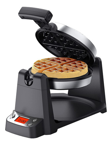 Flip Belgian Waffle Maker Con Pantalla Lcd 1 4 Waffles ...