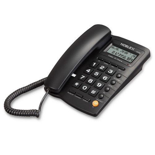 Imagen 1 de 5 de Noblex Nct300 Telefono Fijo C/ Cable Caller Id Big Display