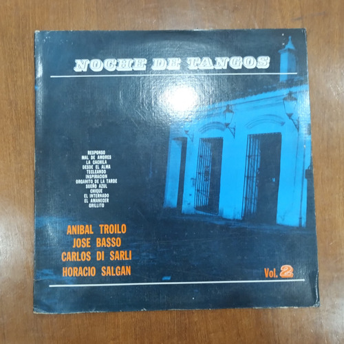 Disco Vinilo Noche De Tangos, Troilo Basso Di Sarli Y Salgan