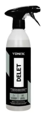 Delet Limpador Automotivo Borrachas Pneu Vonixx 500ml