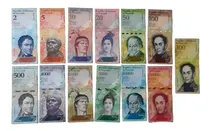 Comprar Billetes Cono Monetario Venezolano Años 2012 - 2017 13 Bill.