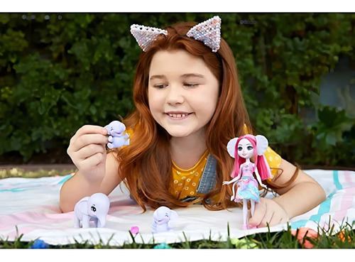 Enchantimals Esmeralda Elephant Y Elefantitos
