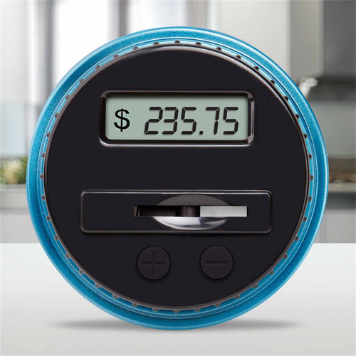 Tarro De Ahorro Z Digital Coin Bank De Digital Energy Clear