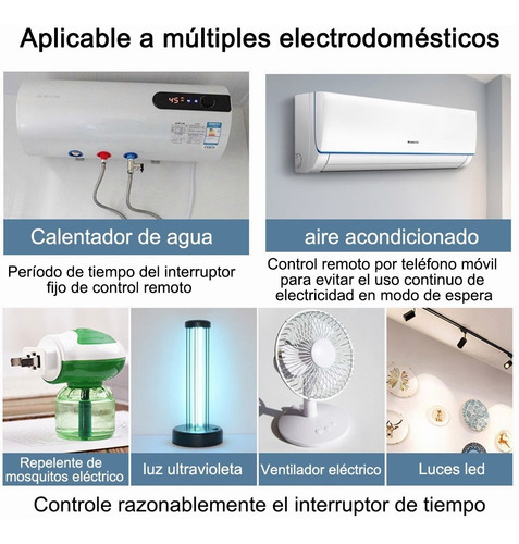 Imagen 5 de 10 de Enchufe Inteligente Wifi Compatible Con Alexa