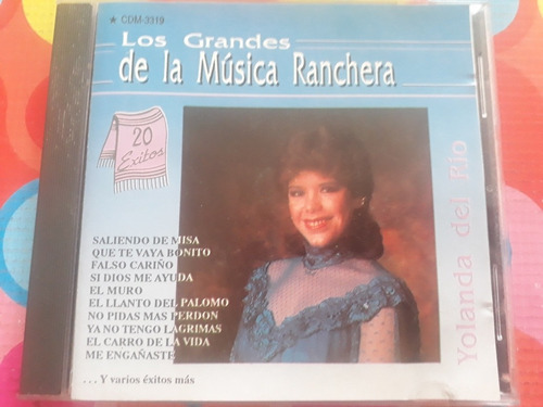 Yolanda Del Rio Cd Los Grandes De La Musica Ranchera Z