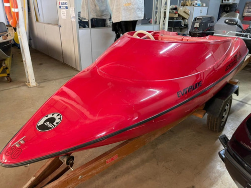 Lancha De Fibra Alternativa F1 C/ Evinrude 25hp 2t
