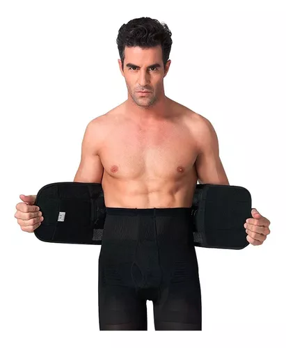 Faja Cinturón/hombre Reduce Cintura Abdomen Plano Fitness