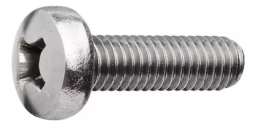Parafuso Inox M6 X 20 Cabeça Panela Phillips M6x20 - 20 Pçs